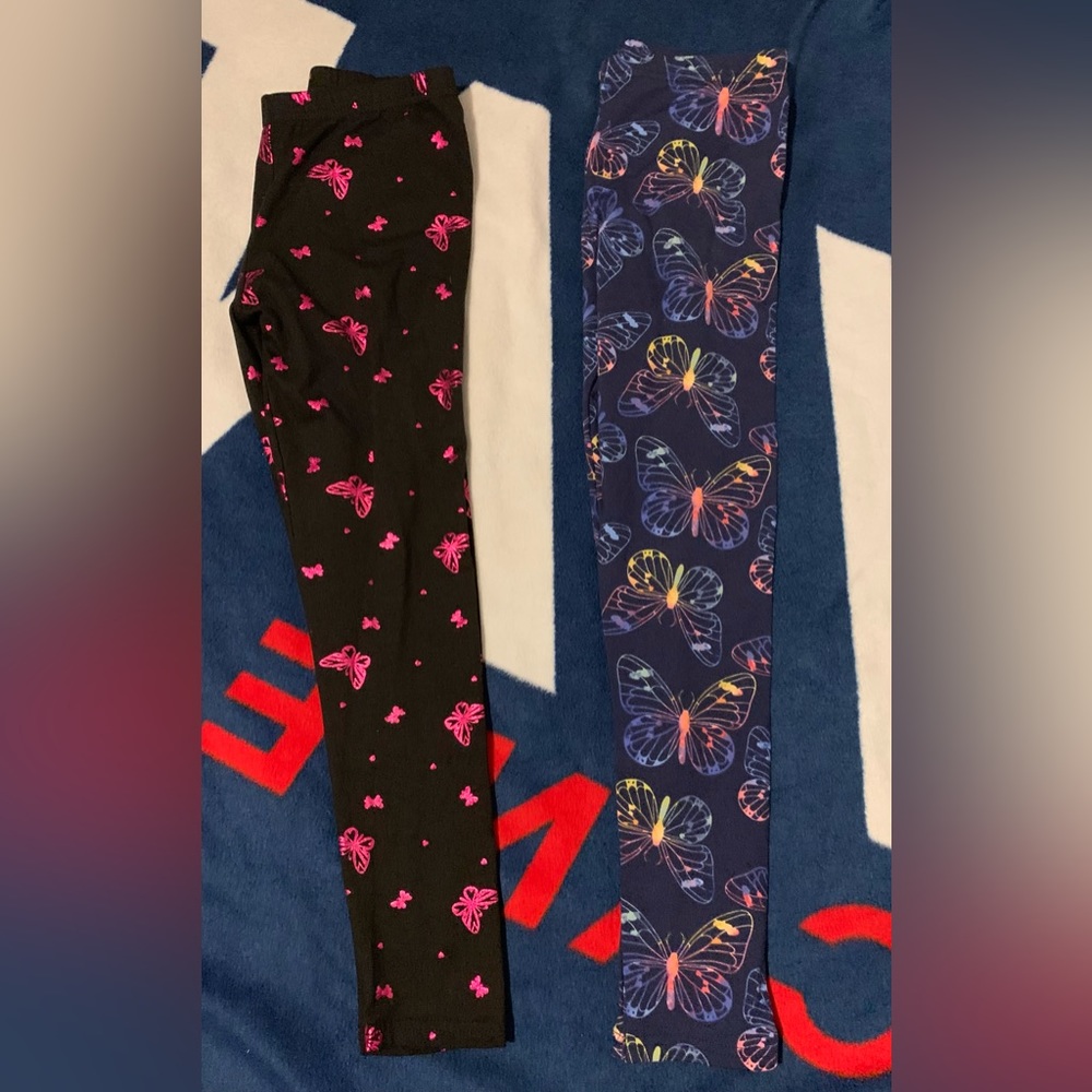 Kids butterfly leggings